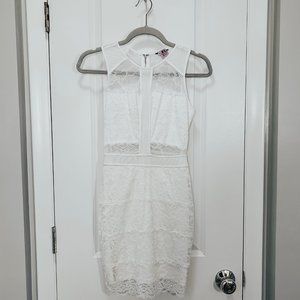 White Lace Bodycon Dress